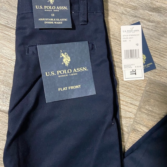 U.S. Polo Assn. boys uniform pants - Picture 2 of 8